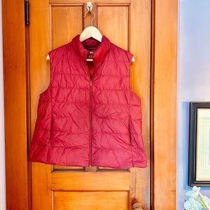 Uniqlo Red Puffer Vest